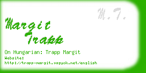 margit trapp business card